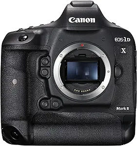 Black Canon EOS-1DX Mark II DSLR Camera