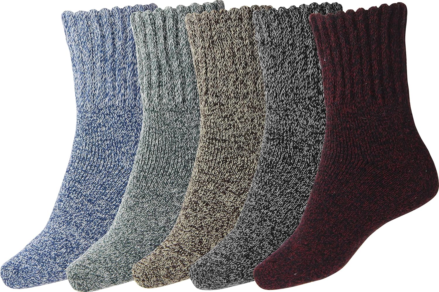 BomKinta Boot Socks for Women Winter Solid Thick Warm Socks Cozy Crew Socks